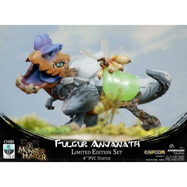 Estatua Fulgur Anjanath Monster Hunter PVC 10 cm Animegami Studios