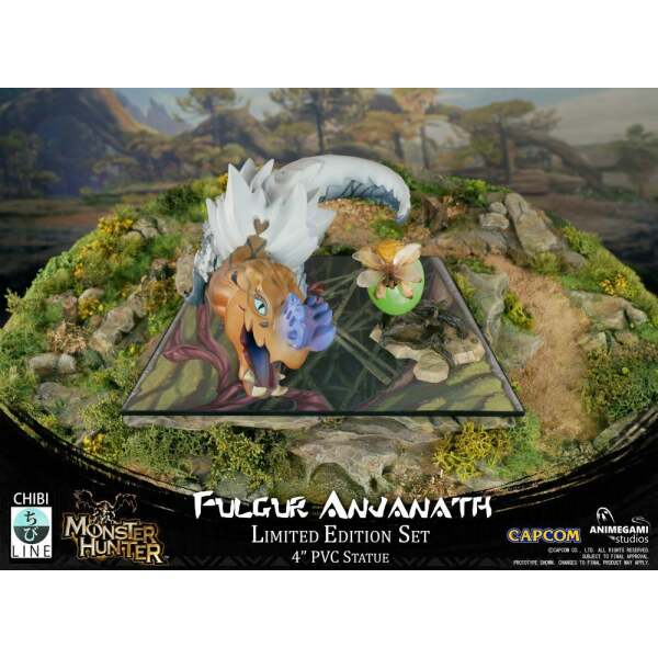 Estatua Fulgur Anjanath Monster Hunter PVC 10 cm Animegami Studios