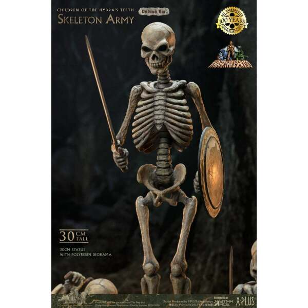 Estatua Gigantic Soft Vinyl Ray Harryhausens Skeleton Army Children of the Hydra's Teeth Jasón y los argonautas 32 cm - Collector4U.com