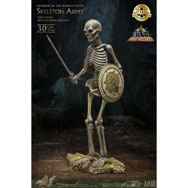 Estatua Gigantic Soft Vinyl Ray Harryhausens Skeleton Army Children of the Hydra's Teeth Jasón y los argonautas 32 cm - Collector4U.com