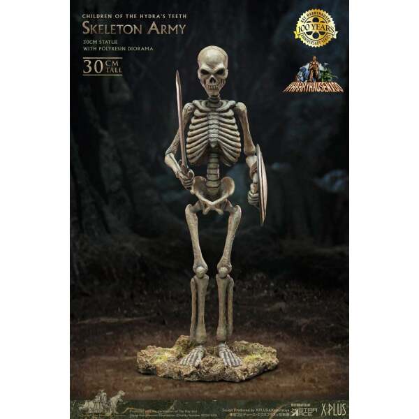 Estatua Gigantic Soft Vinyl Ray Harryhausens Skeleton Army Children of the Hydra's Teeth Jasón y los argonautas 32 cm - Collector4U.com