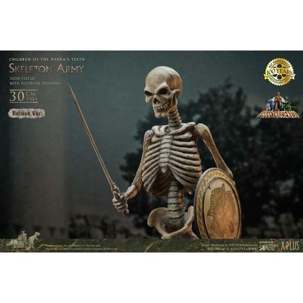 Estatua Gigantic Soft Vinyl Ray Harryhausens Skeleton Army Children of the Hydra's Teeth Jasón y los argonautas 32 cm - Collector4U.com