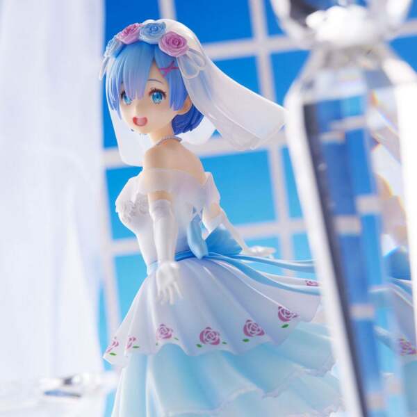 Estatua Rem Wedding Re:Zero Starting Life in Another World PVC Ver. 26 cm Union Creative - Collector4U.com