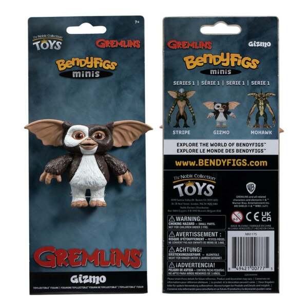 Figura Maleable Bendyfigs Mini Gizmo Gremlins 7 cm - Collector4U.com