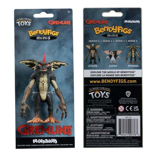 Figura Maleable Bendyfigs Mini Mohawk Gremlins 11 cm - Collector4U.com