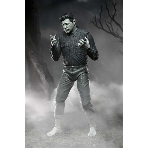 Figura Ultimate The Wolf Man Universal Monsters (Black & White) 18 cm Neca - Collector4U.com