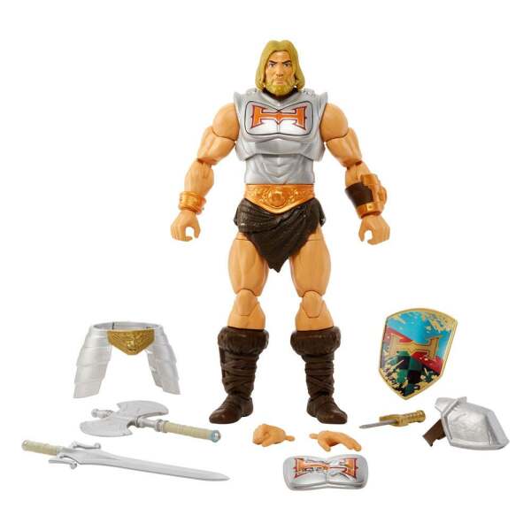 Figuras 2022 Battle Armor He-Man 18 cm Masters of the Universe New Eternia Masterverse Mattel - Collector4U.com