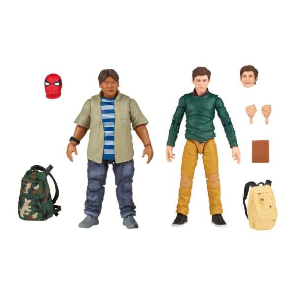 Figuras Ned Leeds & Peter Parker Spider-Man: Homecoming Marvel Legends Pack de 2 2022 15 cm Hasbro - Collector4U.com