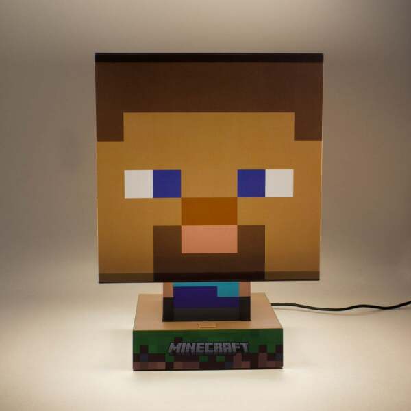 Lámpara Icon Steve Minecraft 26 cm - Collector4U.com