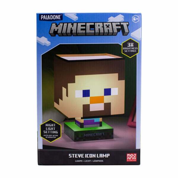 Lámpara Icon Steve Minecraft 26 cm - Collector4U.com