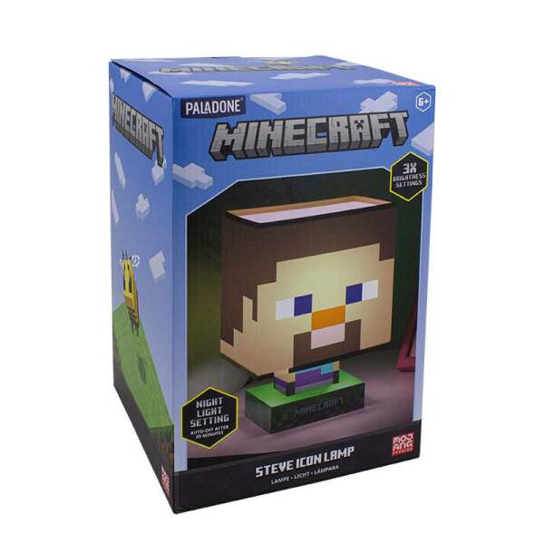 Lámpara Icon Steve Minecraft 26 cm - Collector4U.com