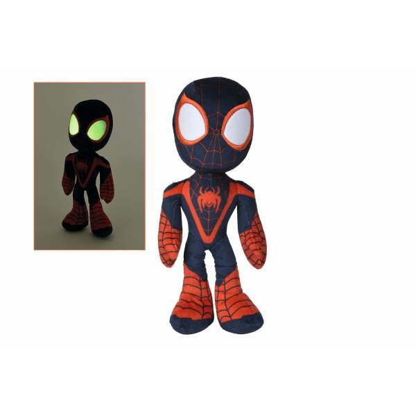 Peluche Glow In The Dark Eyes Miles Morales Marvel 25 cm - Collector4U.com