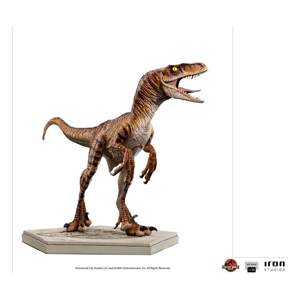 Estatua Velociraptor Jurassic World The Lost World 1/10 Art Scale 15 cm Iron Studios