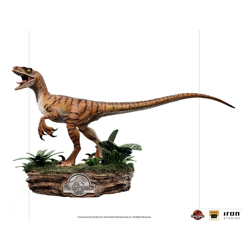 Estatua Velociraptor Jurassic World The Lost World 1/10 Deluxe Art Scale 18 cm Iron Studios