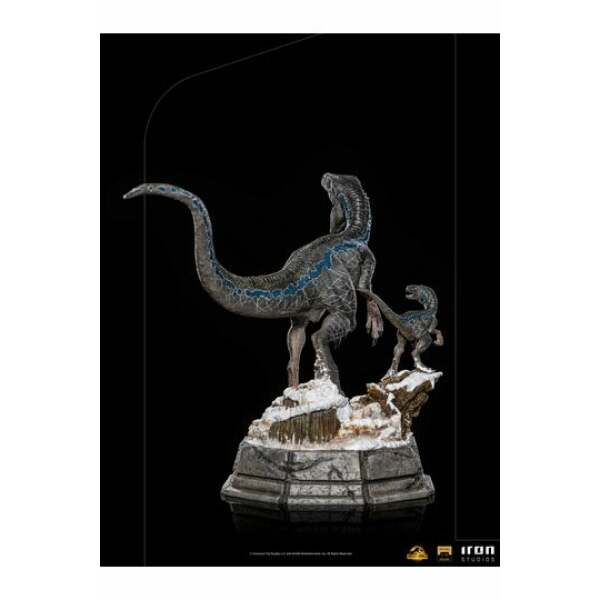 Estatua Blue and Beta Jurassic World Dominion 1/10 Deluxe Art Scale 20 cm - Collector4u.com