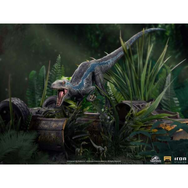 Estatua Blue Jurassic World Fallen Kingdom 1/10 Deluxe Art Scale 24 cm Iron Studios - Collector4U.com