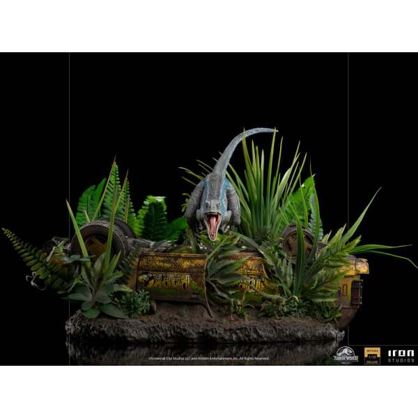 Estatua Blue Jurassic World Fallen Kingdom 1/10 Deluxe Art Scale 24 cm Iron Studios - Collector4U.com