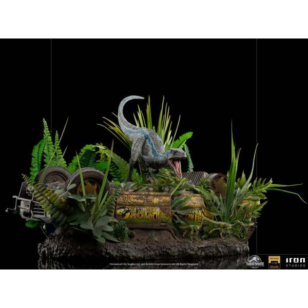 Estatua Blue Jurassic World Fallen Kingdom 1/10 Deluxe Art Scale 24 cm Iron Studios - Collector4U.com