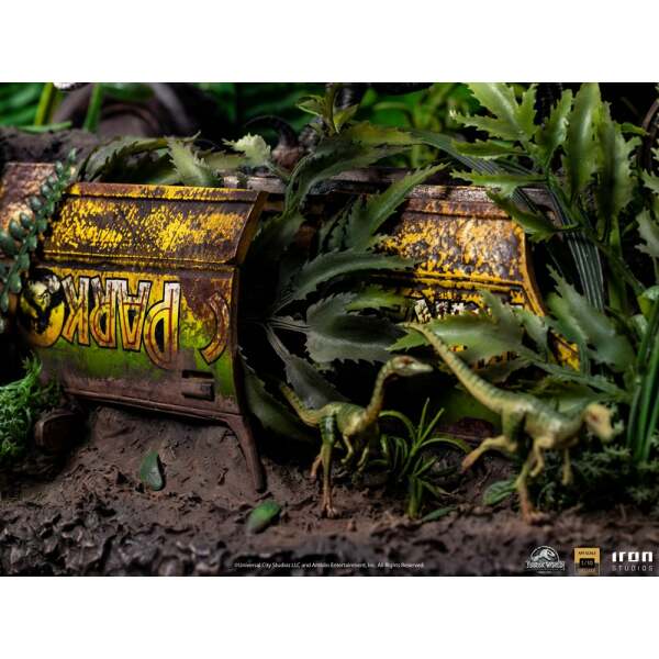 Estatua Blue Jurassic World Fallen Kingdom 1/10 Deluxe Art Scale 24 cm Iron Studios - Collector4U.com