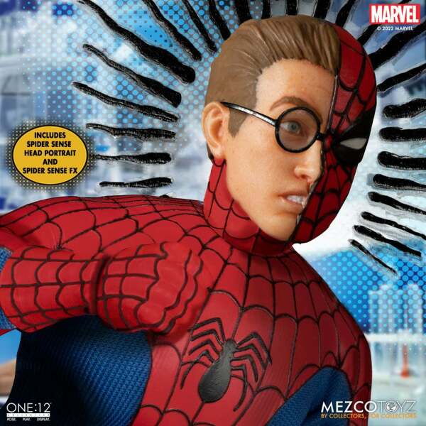 Figura Spider-Man Deluxe Edition Marvel Universe 1/12 The Amazing 16 cm Mezco Toys - Collector4U.com