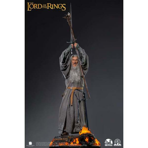 Estatua Master Forge Series Gandalf el gris Ultimate Edition El Señor de los Anillos 1/2 156 cm - Collector4U.com