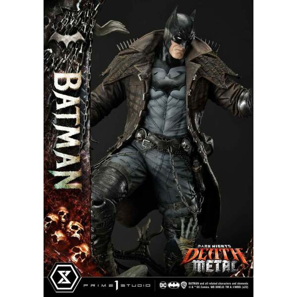 Estatua Death Metal Batman Dark Knights: Metal 1/3 105 cm - Collector4U.com