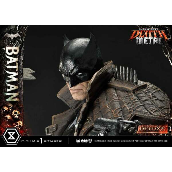 Estatua Death Metal Batman Deluxe Bonus Ver. Dark Knights: Metal 1/3 105 cm - Collector4U.com