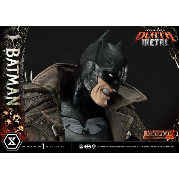 Estatua Death Metal Batman Deluxe Bonus Ver. Dark Knights: Metal 1/3 105 cm - Collector4U.com