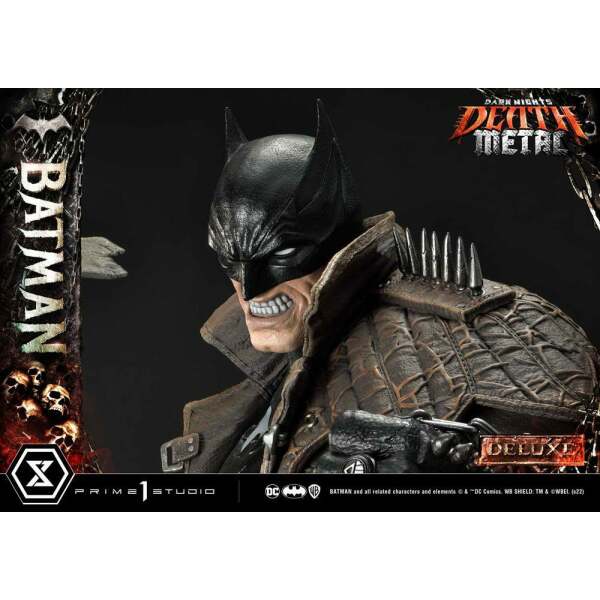 Estatua Death Metal Batman Deluxe Bonus Ver. Dark Knights: Metal 1/3 105 cm - Collector4U.com