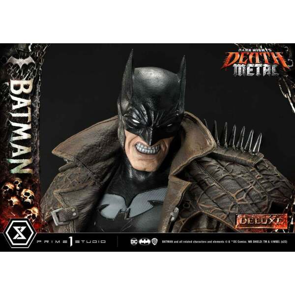 Estatua Death Metal Batman Deluxe Bonus Ver. Dark Knights: Metal 1/3 105 cm - Collector4U.com