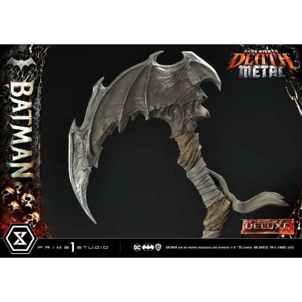 Estatua Death Metal Batman Deluxe Bonus Ver. Dark Knights: Metal 1/3 105 cm - Collector4U.com