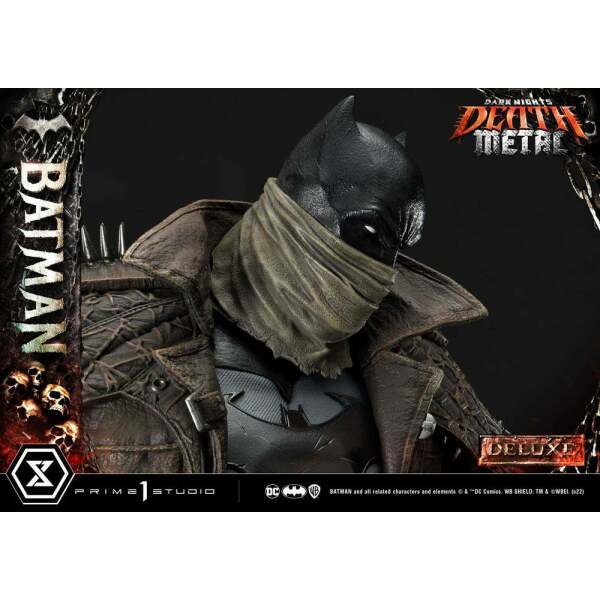 Estatua Death Metal Batman Deluxe Bonus Ver. Dark Knights: Metal 1/3 105 cm - Collector4U.com