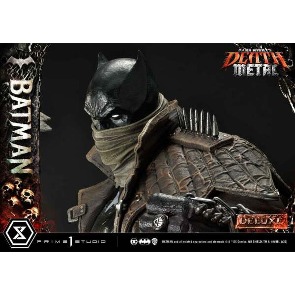 Estatua Death Metal Batman Deluxe Bonus Ver. Dark Knights: Metal 1/3 105 cm - Collector4U.com