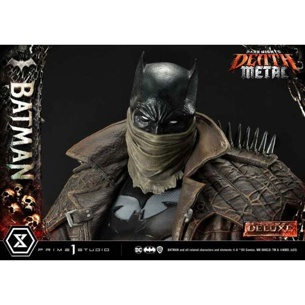 Estatua Death Metal Batman Deluxe Bonus Ver. Dark Knights: Metal 1/3 105 cm - Collector4U.com