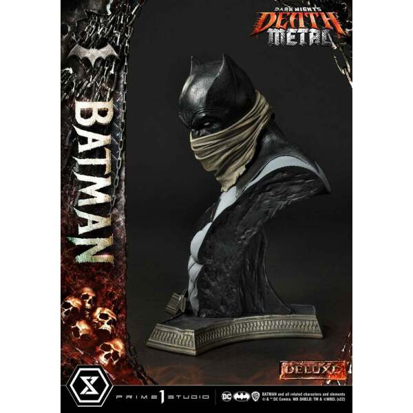 Estatua Death Metal Batman Deluxe Bonus Ver. Dark Knights: Metal 1/3 105 cm - Collector4U.com