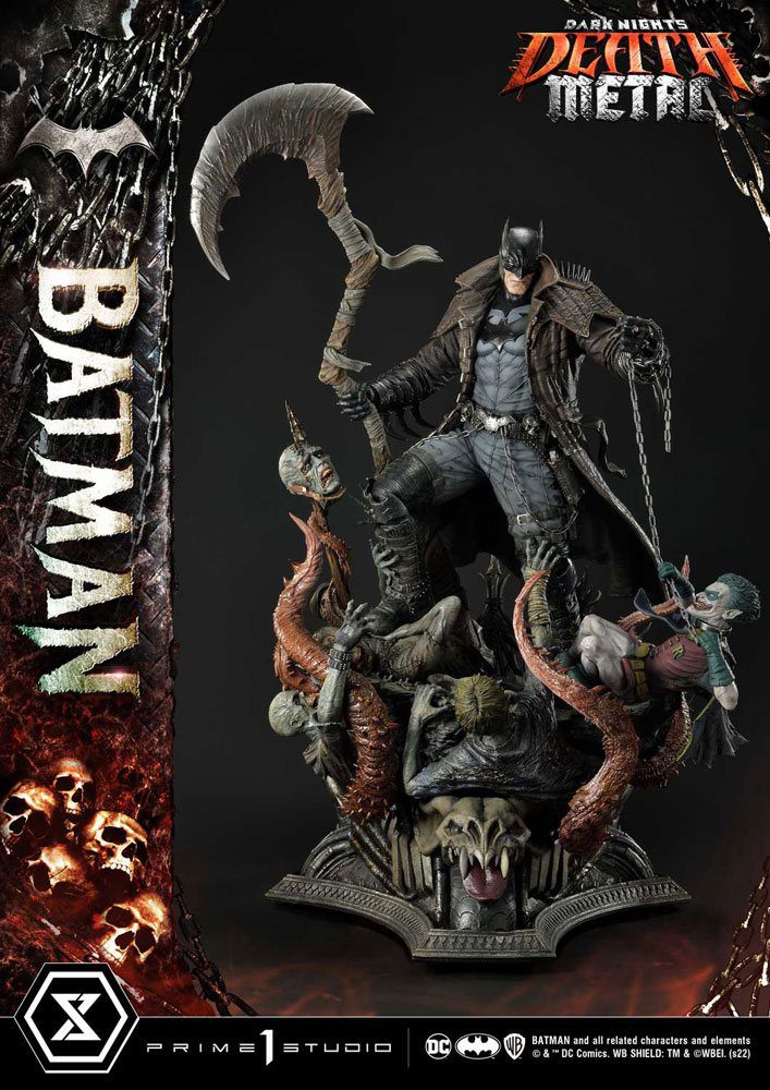 Estatua Death Metal Batman Dark Knights: Metal 1/3 105 cm