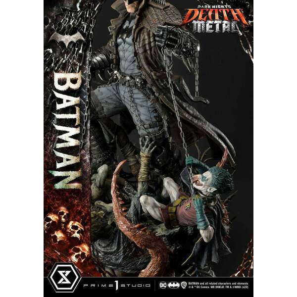 Estatua Death Metal Batman Dark Knights: Metal 1/3 105 cm - Collector4U.com