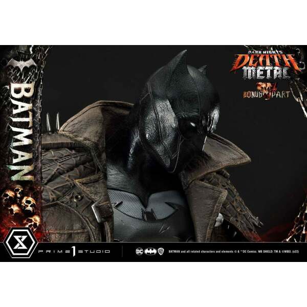 Estatua Death Metal Batman Deluxe Bonus Ver. Dark Knights: Metal 1/3 105 cm - Collector4U.com