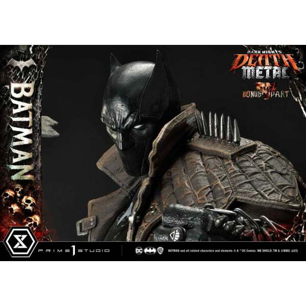 Estatua Death Metal Batman Deluxe Bonus Ver. Dark Knights: Metal 1/3 105 cm - Collector4U.com