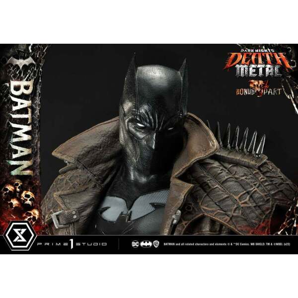 Estatua Death Metal Batman Deluxe Bonus Ver. Dark Knights: Metal 1/3 105 cm - Collector4U.com