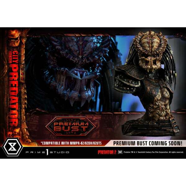 Estatua City Hunter Predator Predator 2 Museum Masterline 1/3 105 cm Prime 1 Studio - Collector4U.com