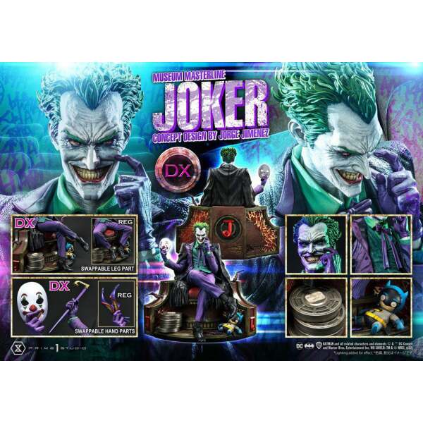 Estatua The Joker Deluxe Bonus Version Concept Design by Jorge Jimenez DC Comics 1/3 53 cm - Collector4U.com