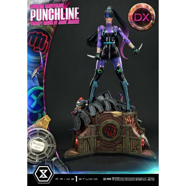 Estatua Punchline Deluxe Bonus Version Concept Design by Jorge Jimenez DC Comics 1/3 85 cm - Collector4U.com