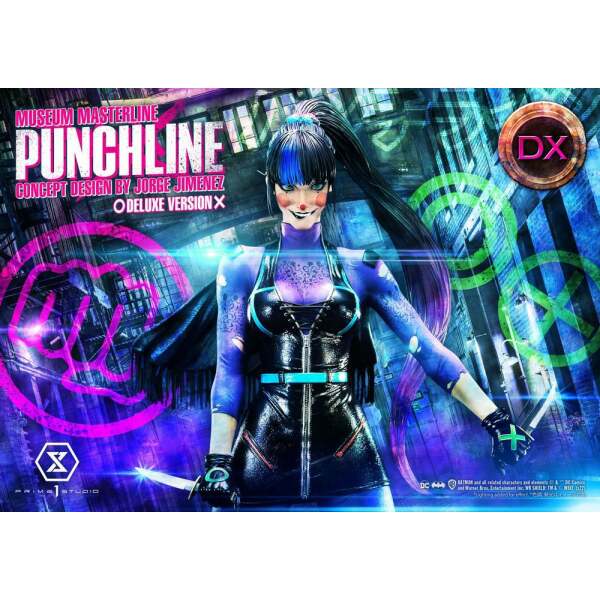 Estatua Punchline Deluxe Bonus Version Concept Design by Jorge Jimenez DC Comics 1/3 85 cm - Collector4U.com