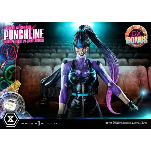 Estatua Punchline Deluxe Bonus Version Concept Design by Jorge Jimenez DC Comics 1/3 85 cm - Collector4U.com