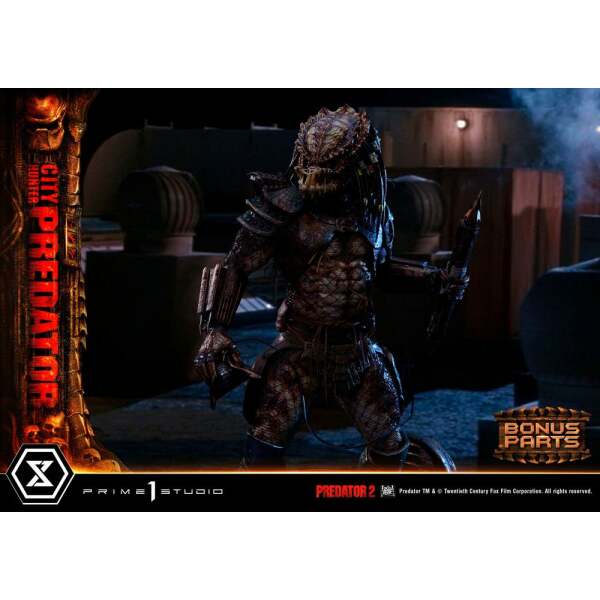 Estatua City Hunter Predator Deluxe Predator 2 Museum Masterline 1/3 Bonus Version 105 cm Prime 1 Studio - Collector4U.com