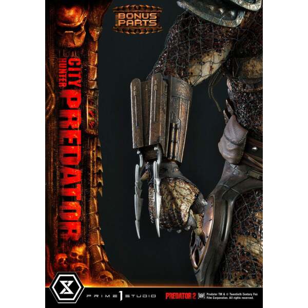 Estatua City Hunter Predator Deluxe Predator 2 Museum Masterline 1/3 Bonus Version 105 cm Prime 1 Studio - Collector4U.com