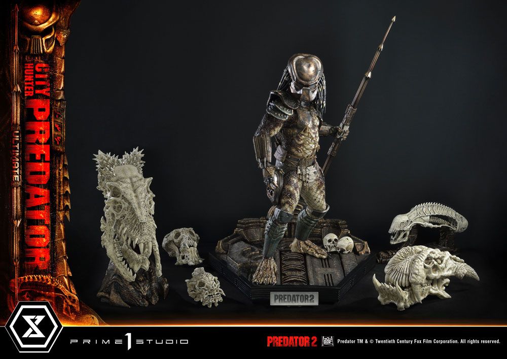 Estatua City Hunter Predator Predator 2 Museum Masterline 1/3 Ultimate Bonus Version 105 cm Prime 1 Studio