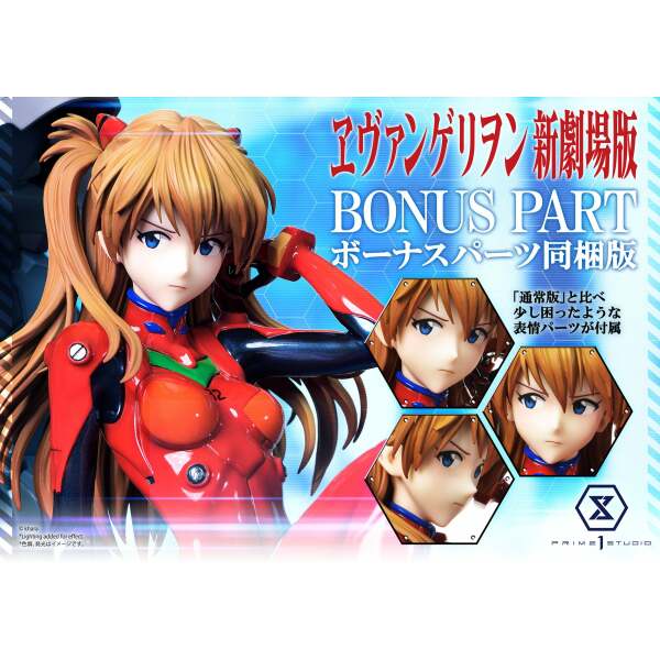 Estatua Asuka Shikinami Langley Bonus Version Rebuild of Evangelion 1/4 66 cm - Collector4u.com