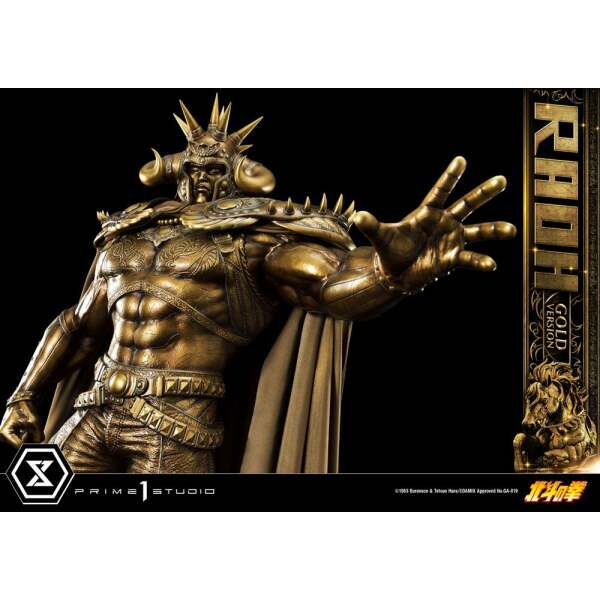 Estatua Raoh Gold Version Fist of the North Star 1/4 78 cm - Collector4U.com